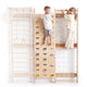 Uitbreiding voor wandrek: klimwand & net