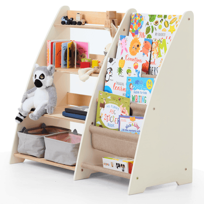 2-in-1 Montessori Plank voor Boeken en Speelgoed voor Peuters