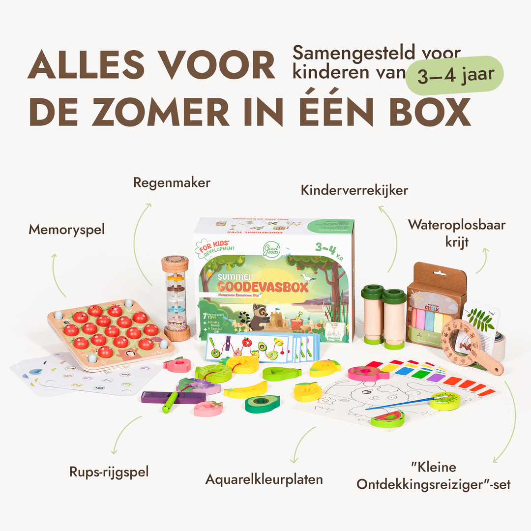Zomerspeelset voor peuters (3–4 jaar) — GoodevasBox