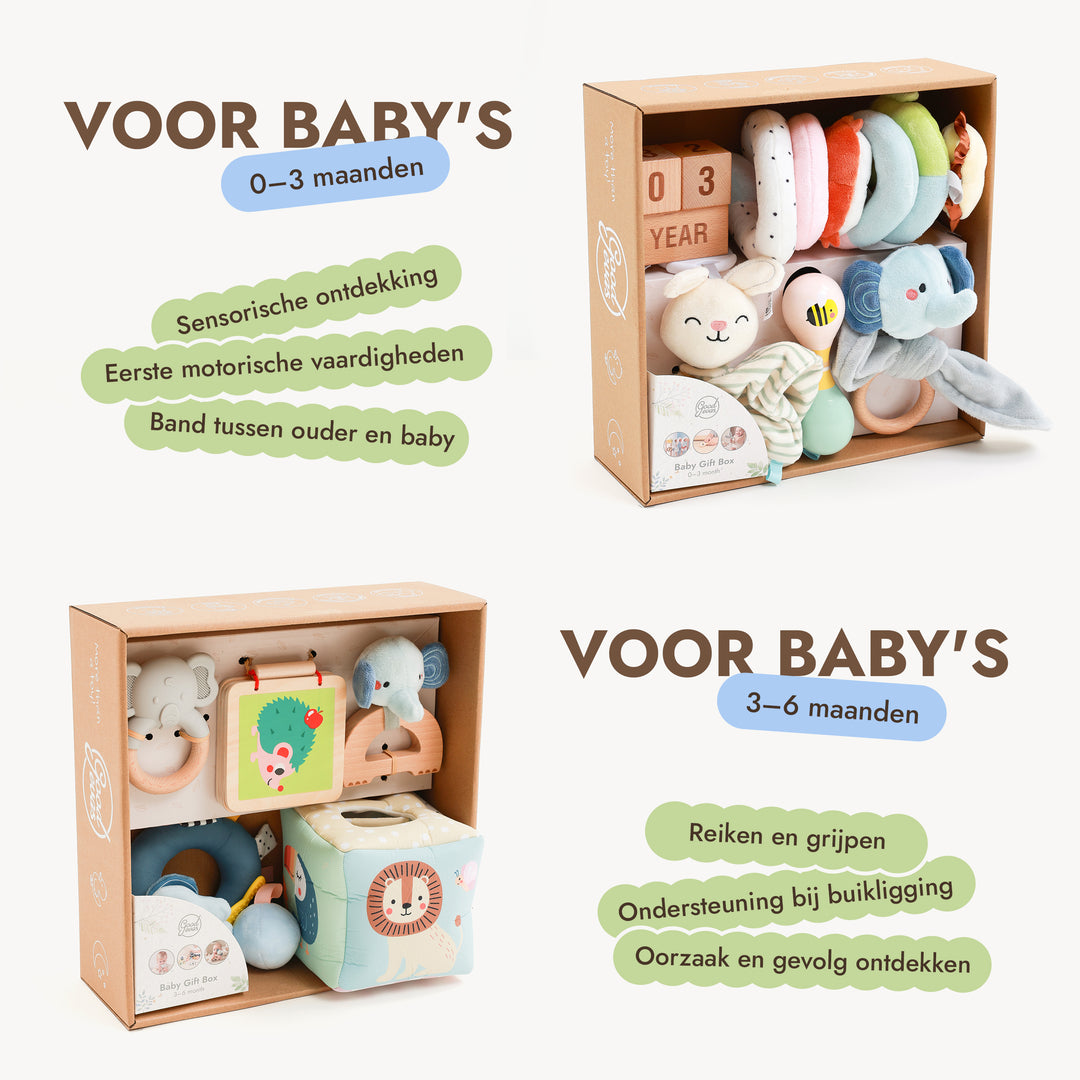 BabyBox — Speelpakketten voor het eerste jaar (0–12 maanden)