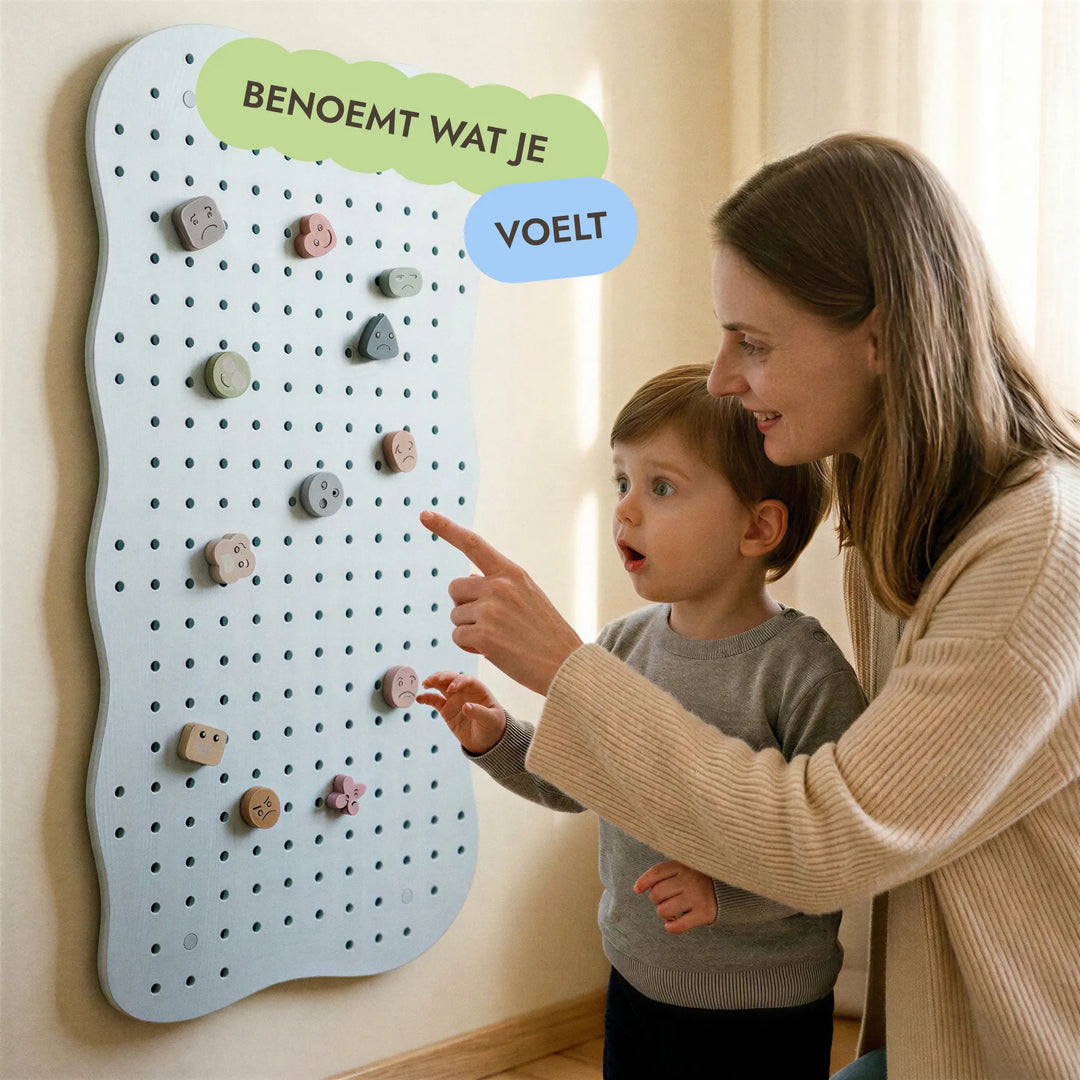 Houten pegboard voor de kinderkamer — GoodevasBoard