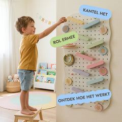 Houten pegboard voor de kinderkamer — GoodevasBoard
