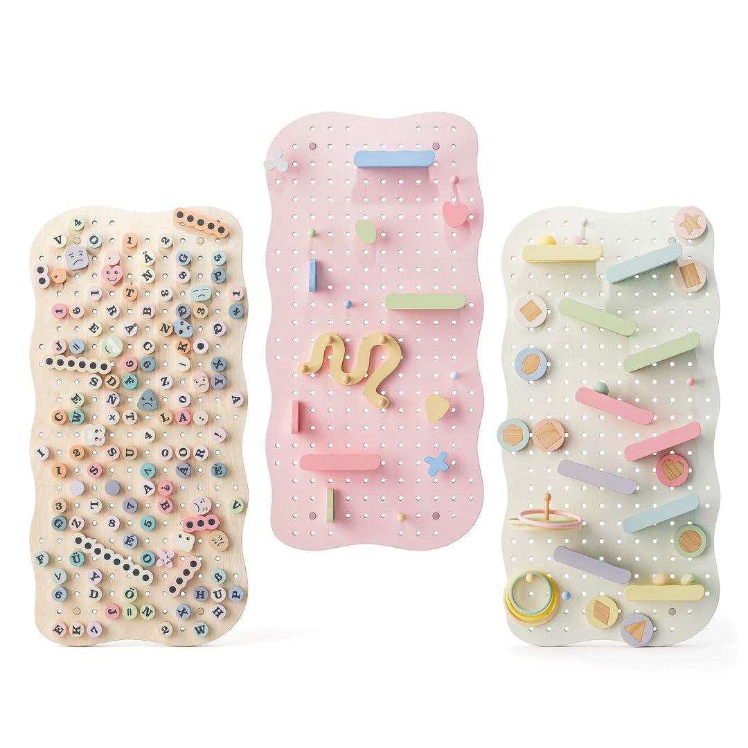 Houten pegboard voor de kinderkamer — GoodevasBoard