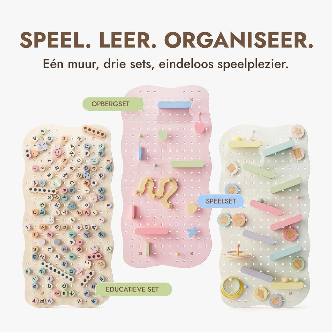 Houten pegboard voor de kinderkamer — GoodevasBoard