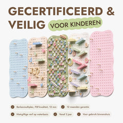 Houten pegboard voor de kinderkamer — GoodevasBoard
