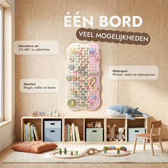 Houten pegboard voor de kinderkamer — GoodevasBoard