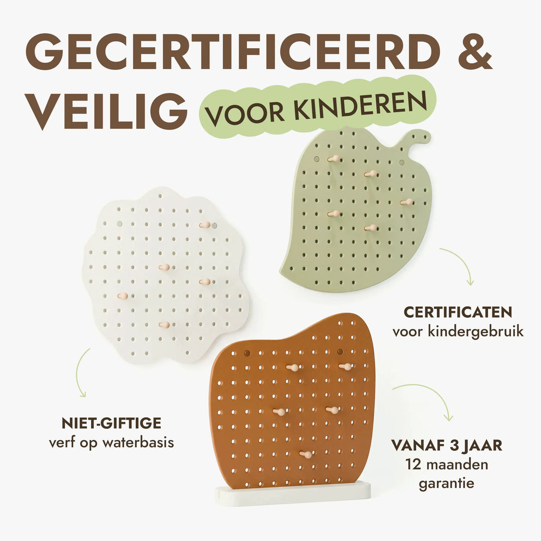 Houten pegboard voor de kinderkamer — GoodevasBoard