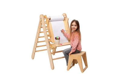 7-in-1 Klimmuur voor kinderen: klimrek, klimnet, optrekstang & 3in1 schommelset