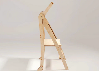 Montessori Leerstoel - In Hoogte Verstelbare Kinderstoel