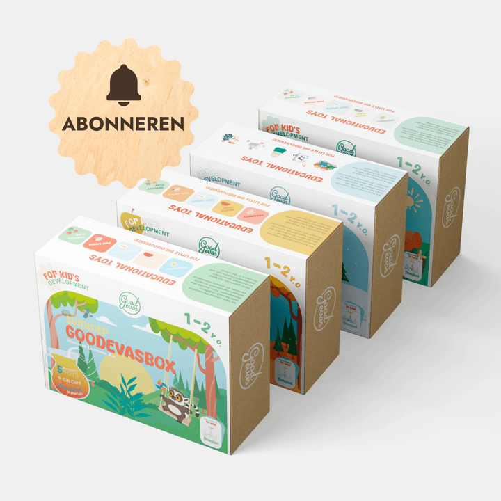 Jaarabonnement op speelsets (1–2 jaar) — GoodevasBox