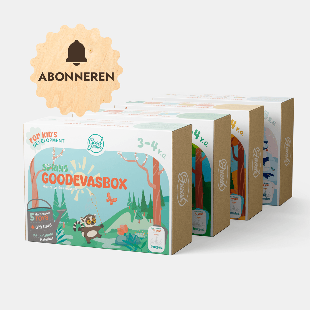 Jaarabonnement op speelsets (3–4 jaar) — GoodevasBox