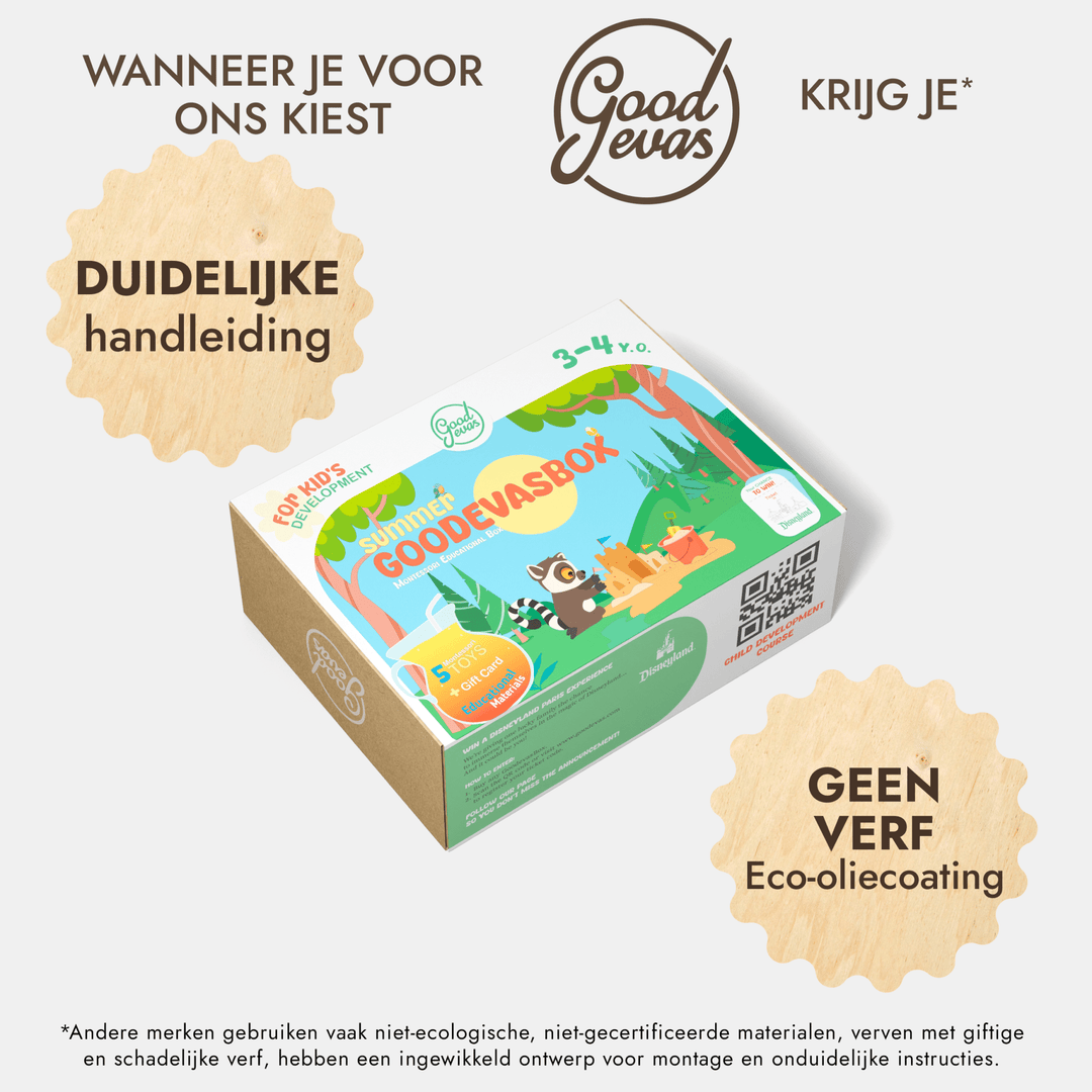 Jaarabonnement op speelsets (3–4 jaar) — GoodevasBox