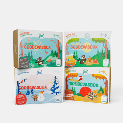 Jaarabonnement op speelsets (3–4 jaar) — GoodevasBox