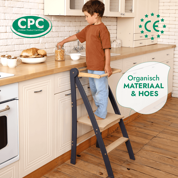 Kids Helper: Een Multifunctionele Opvouwbare Opstapkruk voor Kinderen