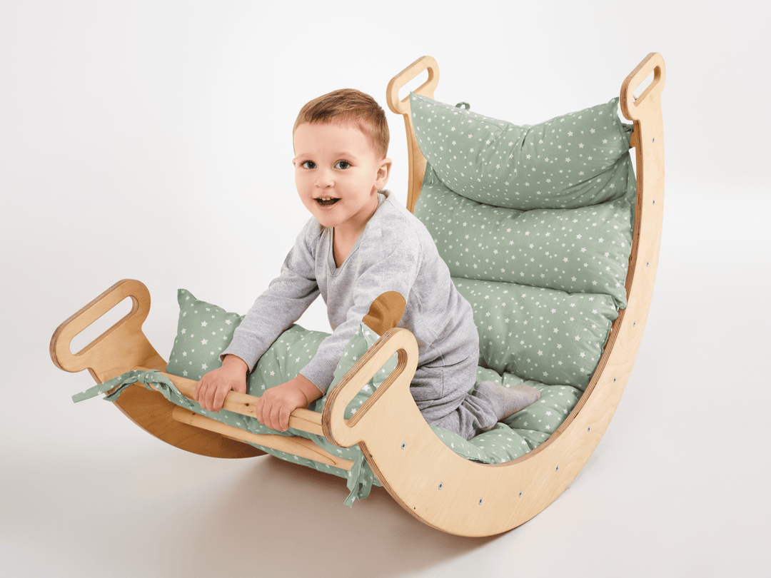 Kussen voor Klimboog en Schommelstoel – Beige (Alleen kussen)