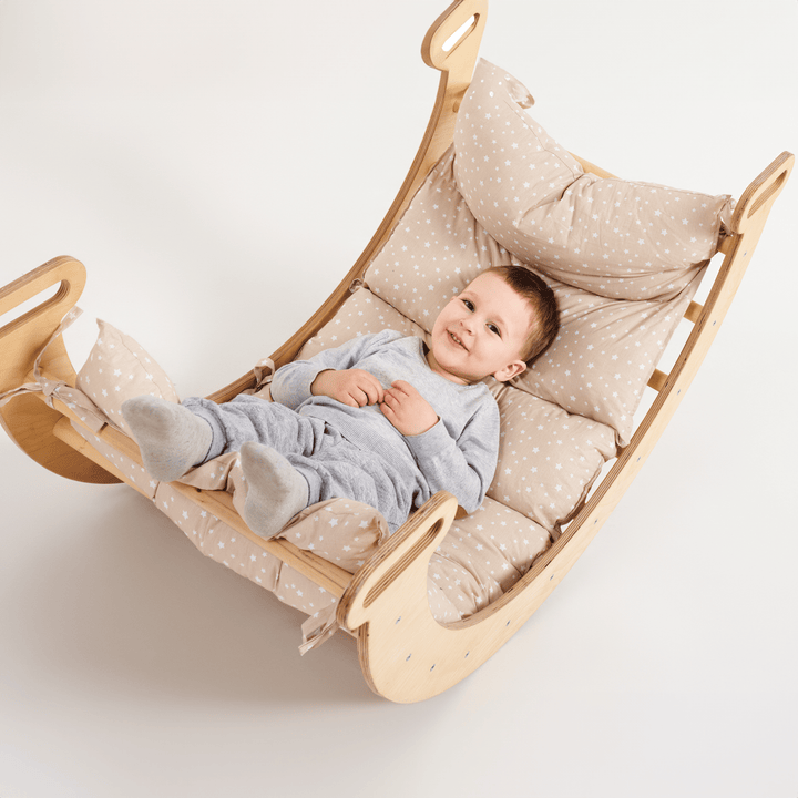 Kussen voor Klimboog en Schommelstoel – Beige (Alleen kussen)