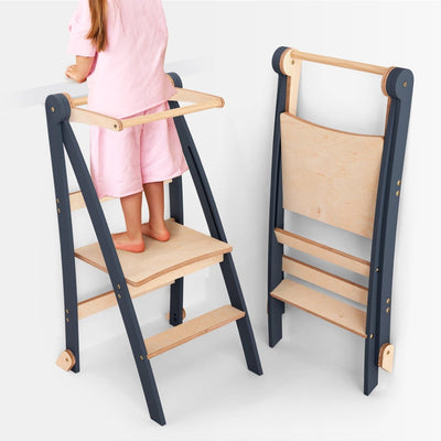 Tour d'apprentissage pour tout-petits : Aide-cuisinière pour enfants - Graphite