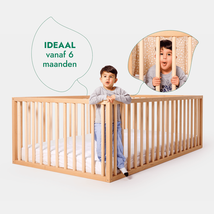 Montessori-bed voor kinderen en peuters vanaf 6 maanden oud