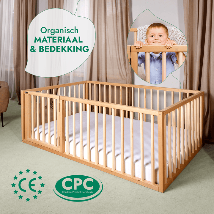 Montessori-bed voor kinderen en peuters vanaf 6 maanden oud