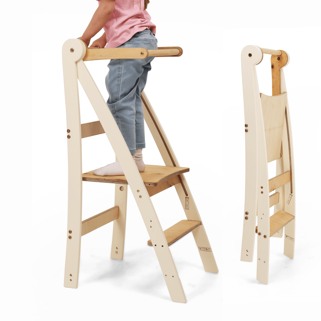 Montessori Leerstoel - In Hoogte Verstelbare Kinderstoel