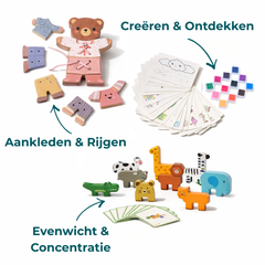 Jaarabonnement op speelsets (3–4 jaar) — GoodevasBox